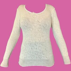 Vintage Heart Wool Sweater